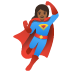 woman superhero, medium-dark skin tone